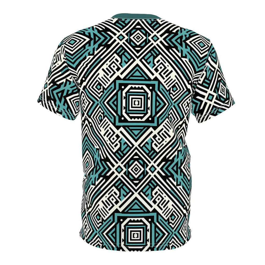 Trendy Geometric Unisex Tee - Vibrant Summer Style - DipaliZ