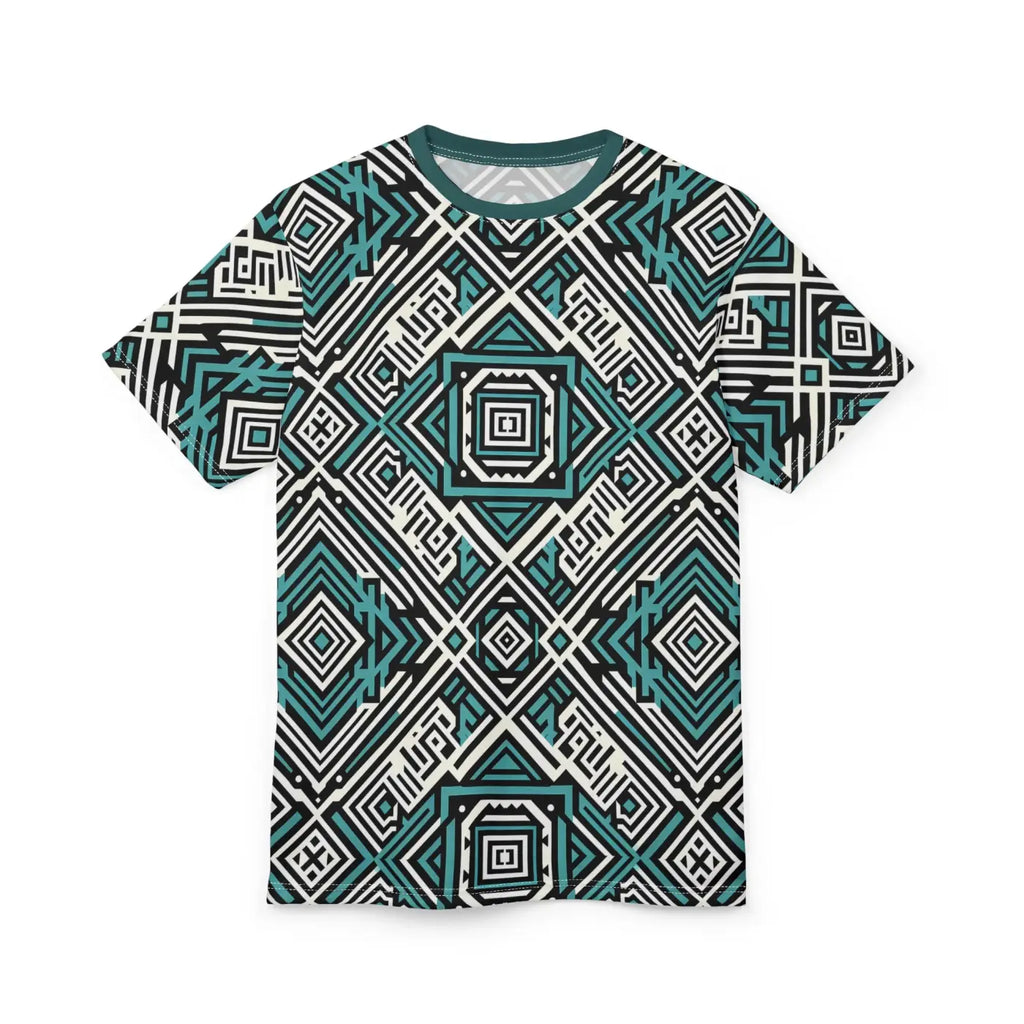 Trendy Geometric Unisex Tee - Vibrant Summer Style - DipaliZ