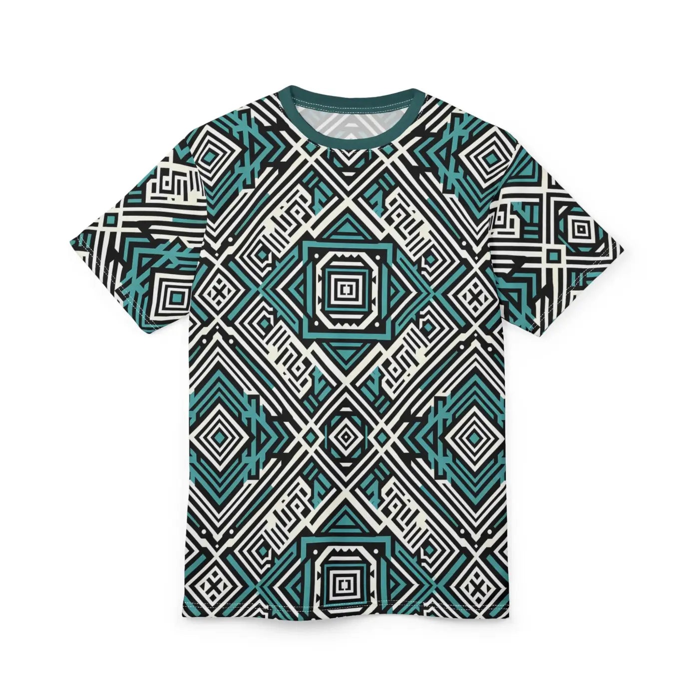 Trendy Geometric Unisex Tee - Vibrant Summer Style - DipaliZ