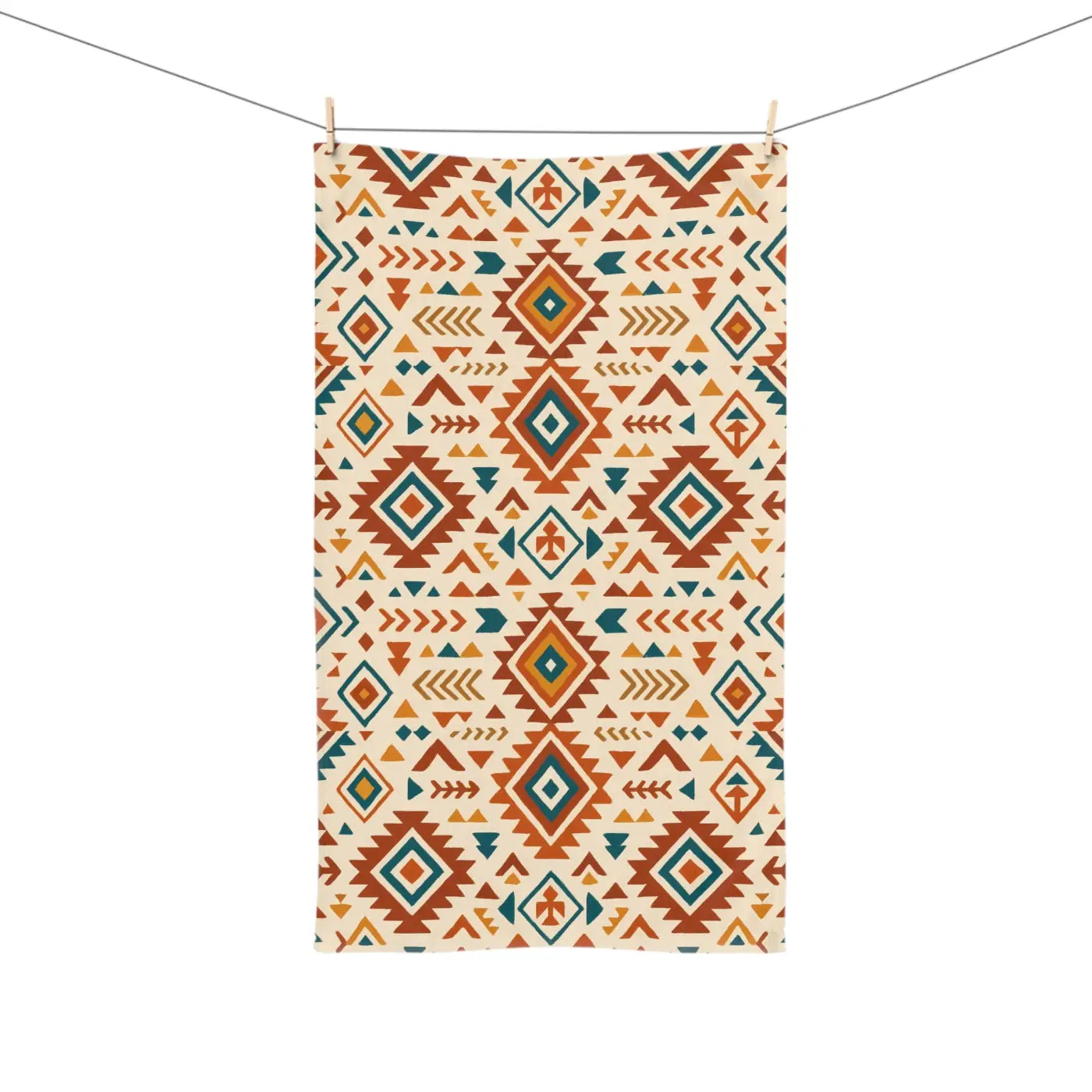 Premium Tribal Pattern Hand Towel - Aztec Bohemian Design - DipaliZ