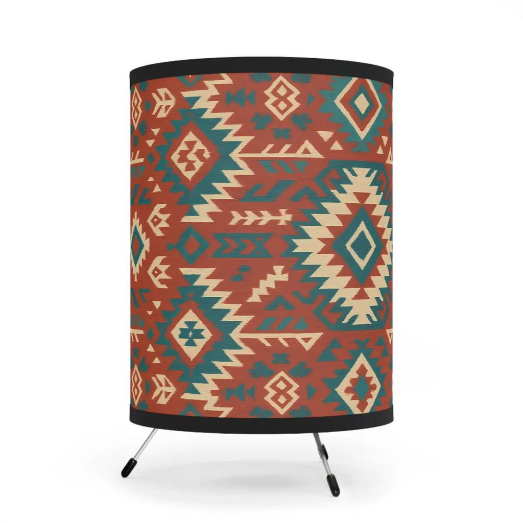 Tribal Tripod Lamp - Bohemian Home Decor Lighting - DipaliZ