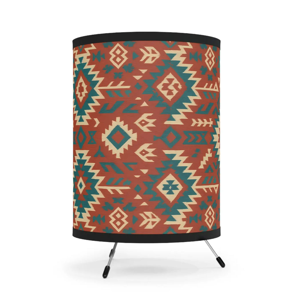 Tribal Tripod Lamp - Bohemian Home Decor Lighting - DipaliZ