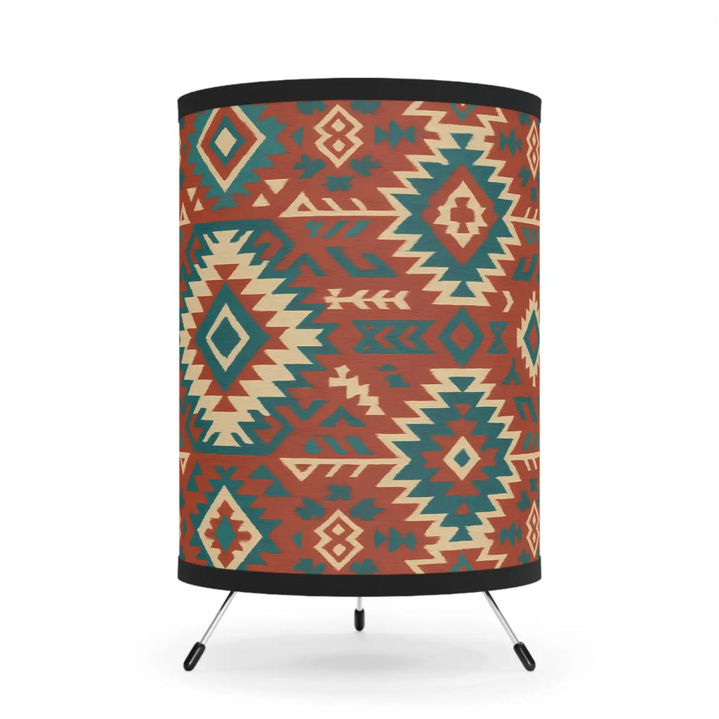 Tribal Tripod Lamp - Bohemian Home Decor Lighting - DipaliZ