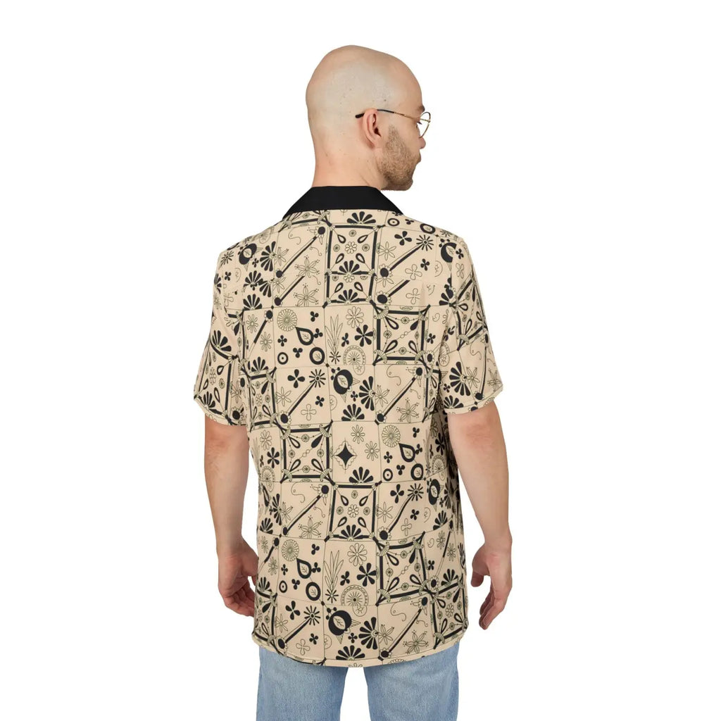 Casual Summer Shirt - Tropical Print Beach Party Attire - DipaliZ
