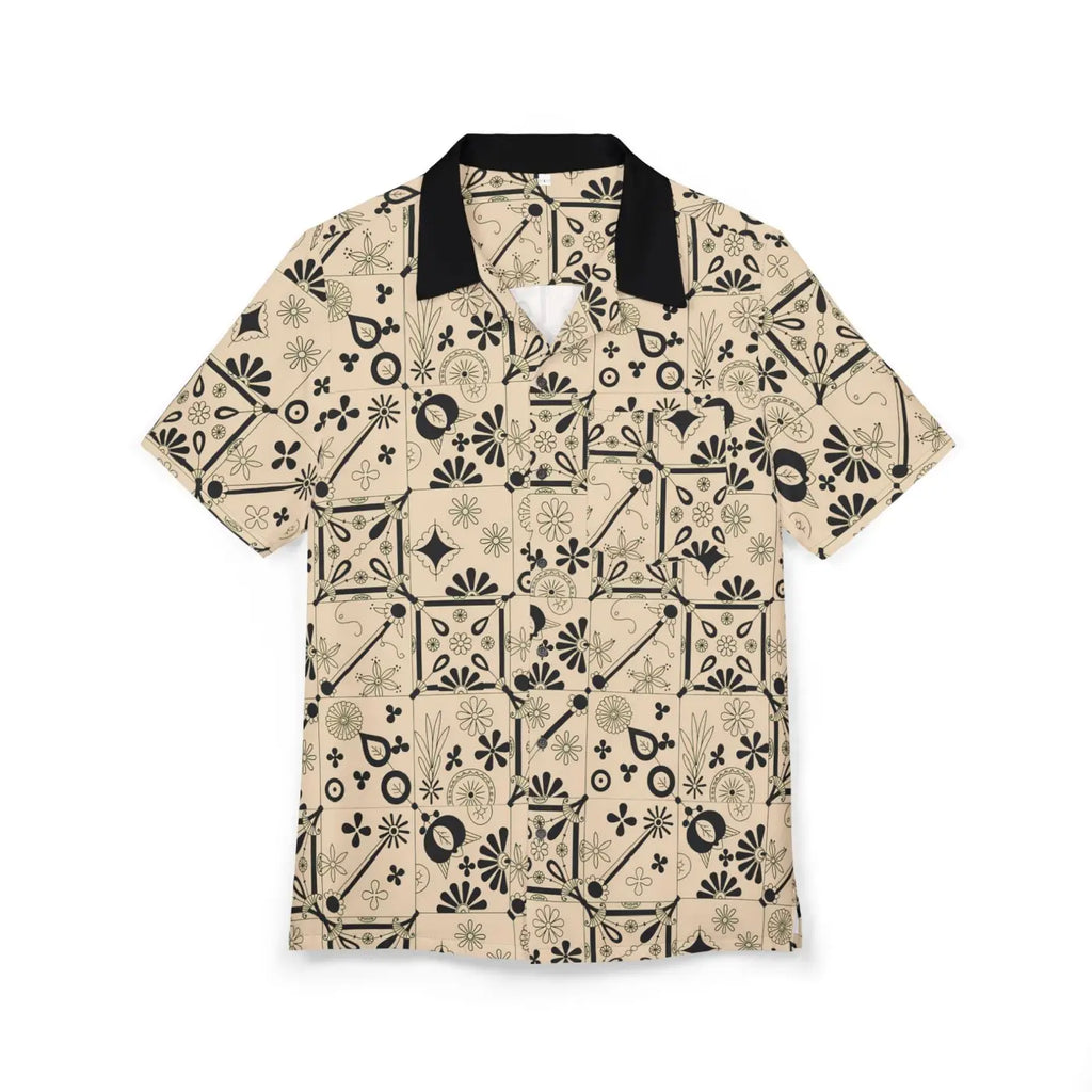 Casual Summer Shirt - Tropical Print Beach Party Attire - DipaliZ