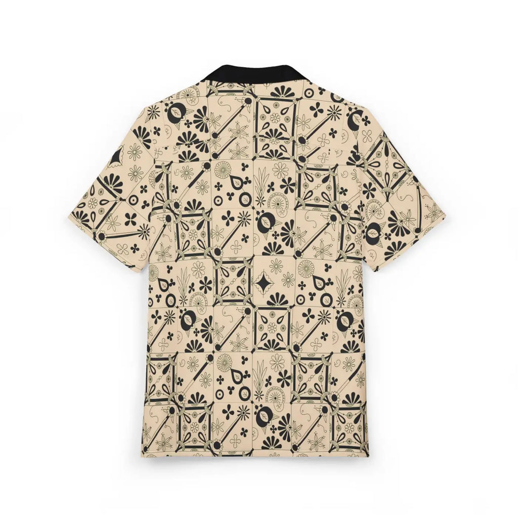 Casual Summer Shirt - Tropical Print Beach Party Attire - DipaliZ