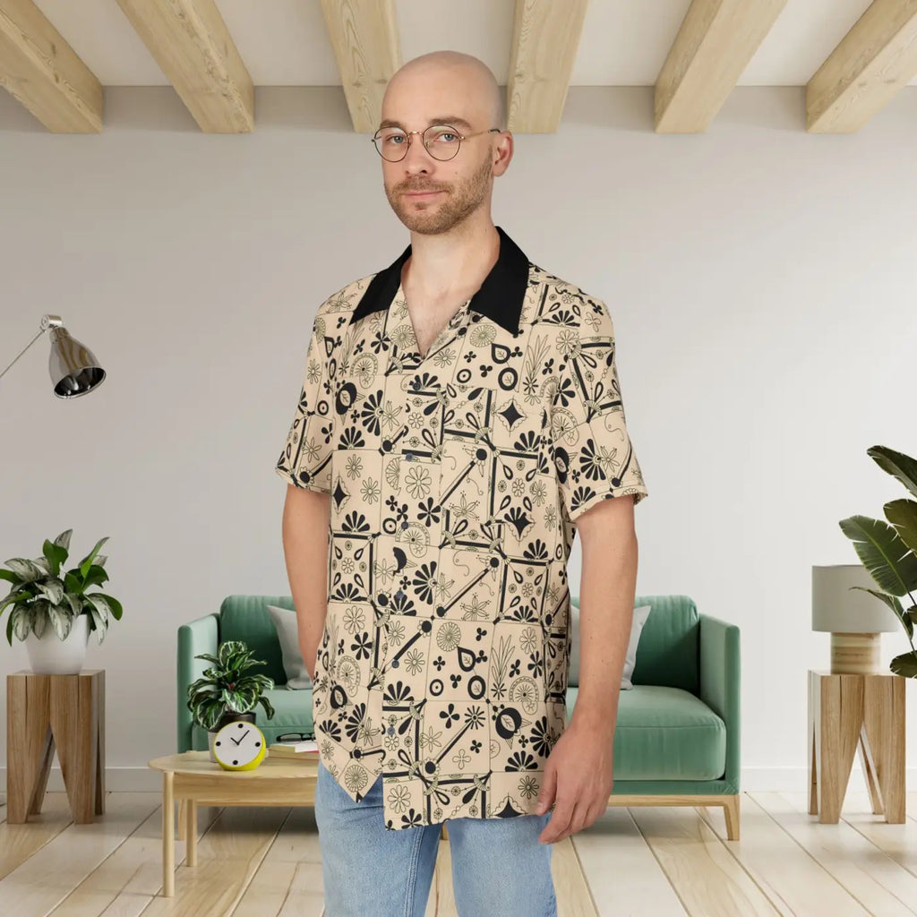 Casual Summer Shirt - Tropical Print Beach Party Attire - DipaliZ