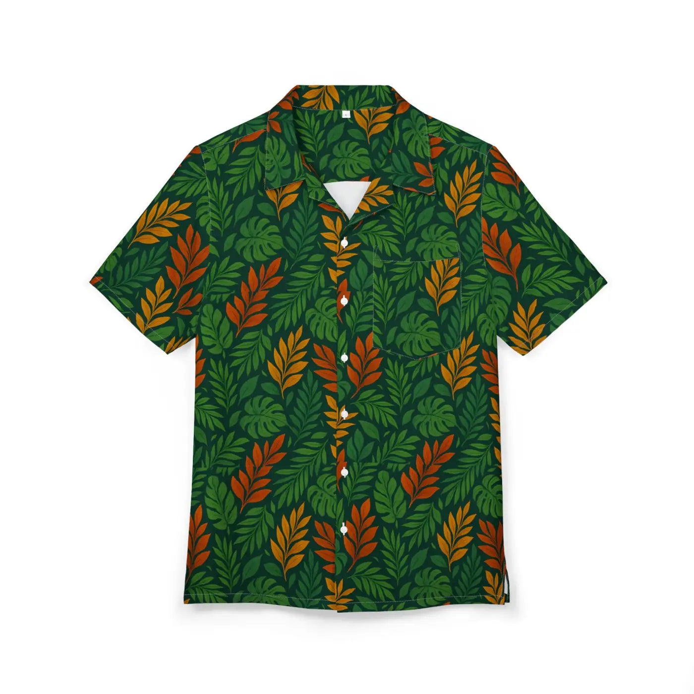 Leaf Print Summer Shirt - Tropical Vibes All Season - DipaliZ