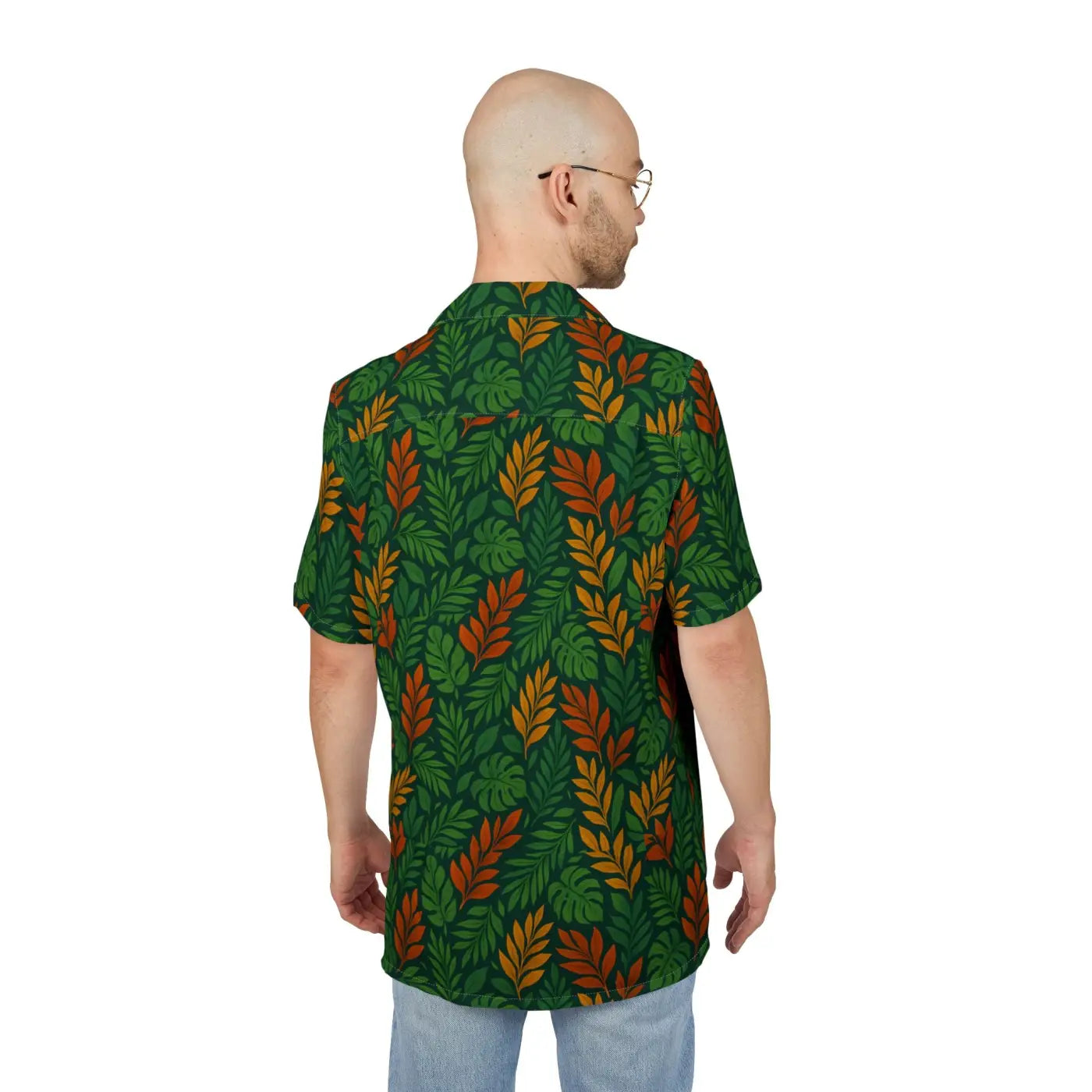 Leaf Print Summer Shirt - Tropical Vibes All Season - DipaliZ