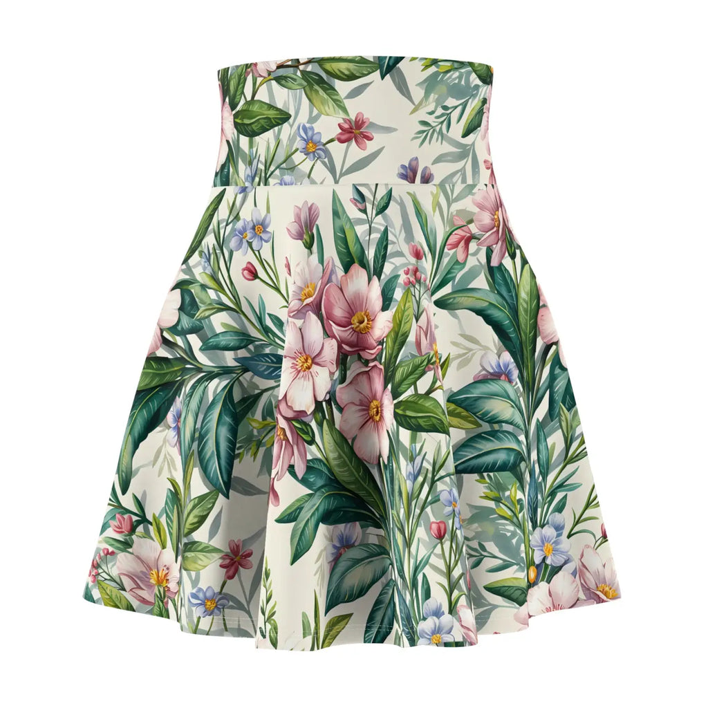 Tropical Floral Skater Skirt - Bold Summer Print - DipaliZ