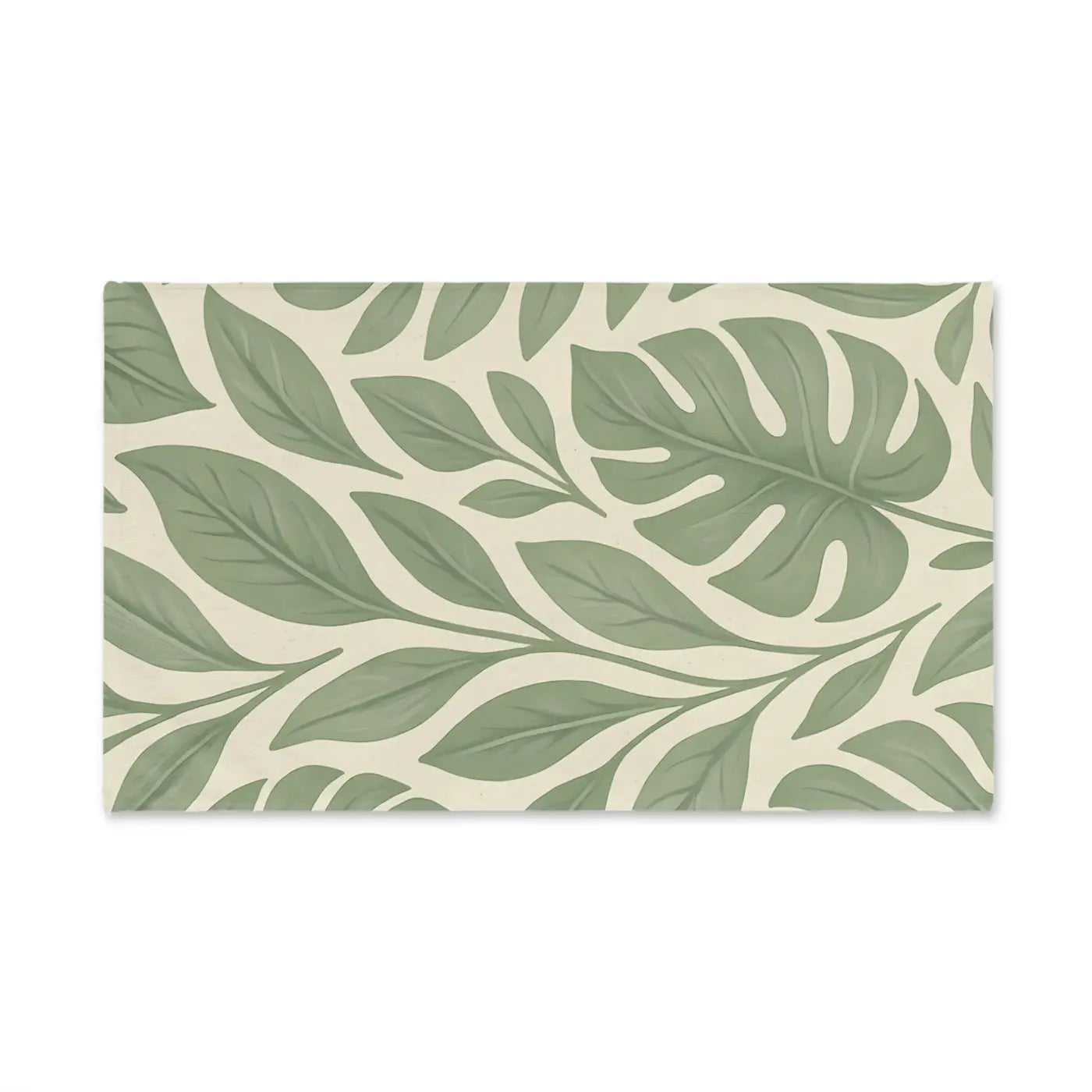 Premium Tropical Leaf Hand Towel - Eco Chic Decor - DipaliZ