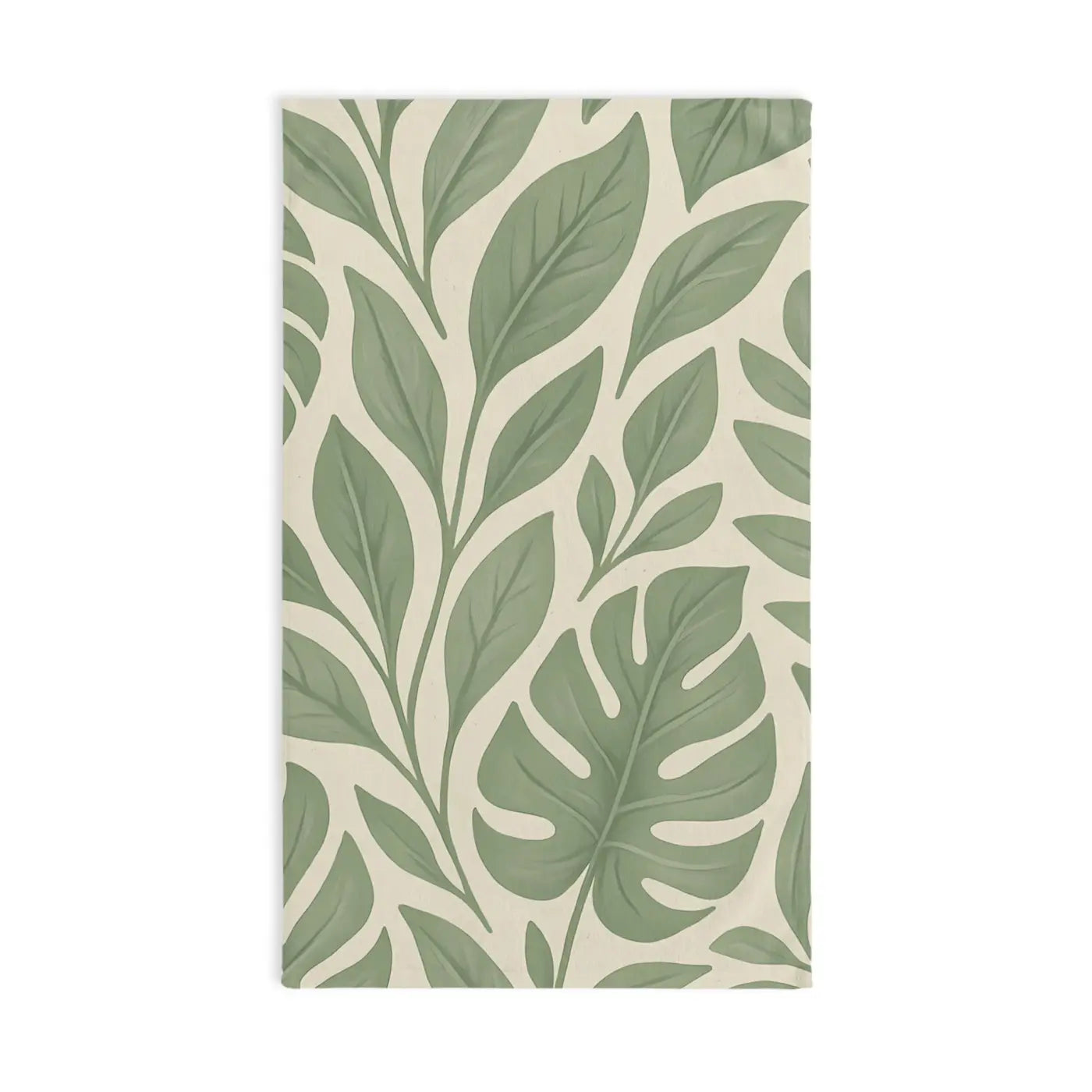Premium Tropical Leaf Hand Towel - Eco Chic Decor - DipaliZ