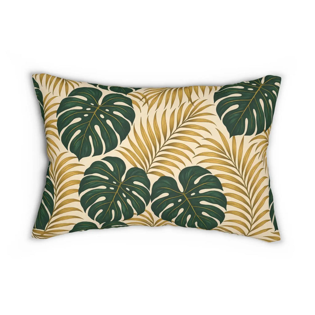 Tropical Lumbar Pillow - Premium Cozy Vibes Style - DipaliZ