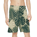 Lightweight Athletic Shorts - Tropical Print Casual Lounge - DipaliZ