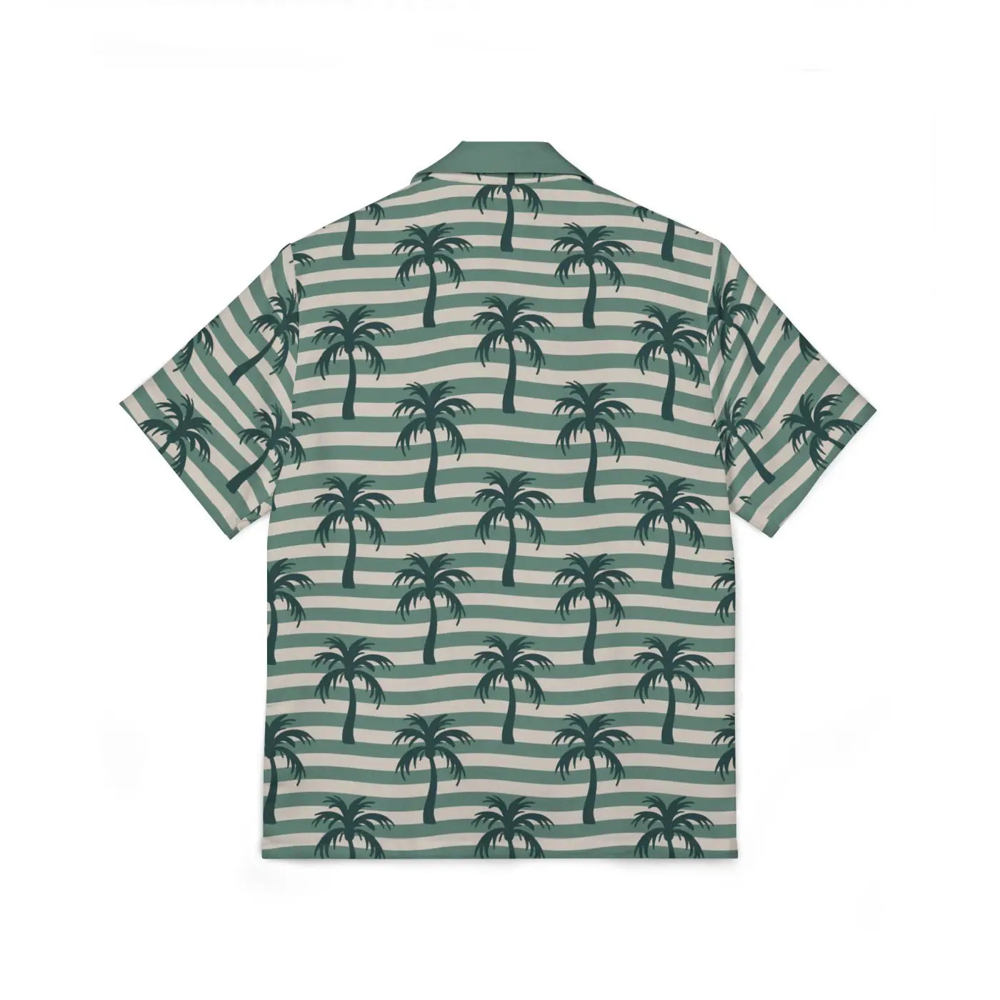 Hawaiian Camp Shirt - Tropical Palm Print - DipaliZ