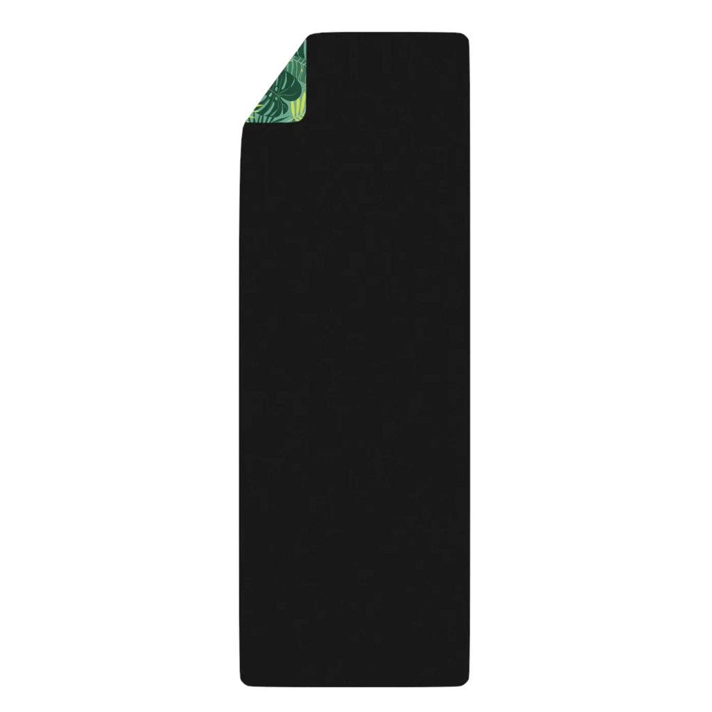Monstera Rubber Yoga Mat - Tropical Design for Practice - DipaliZ