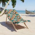 Tropical Paradise Beach Towel - Soft Cotton Loop - DipaliZ