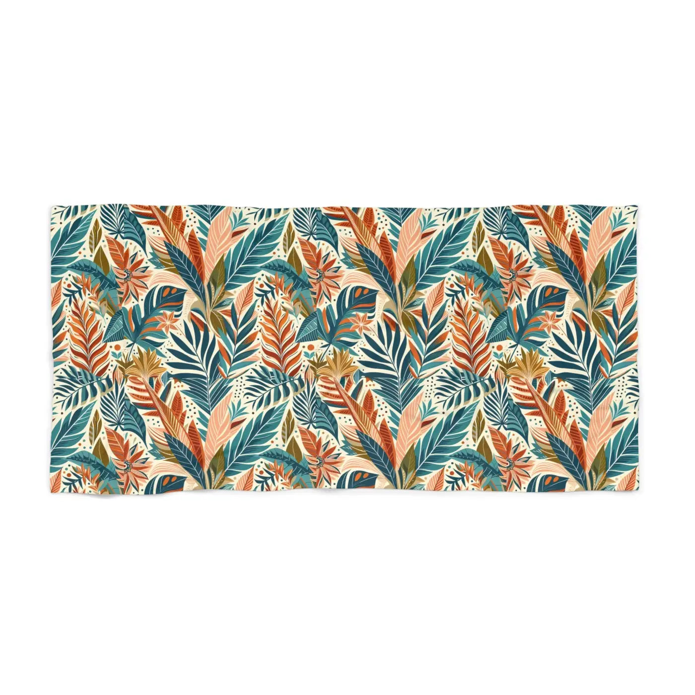 Tropical Paradise Beach Towel - Soft Cotton Loop - DipaliZ