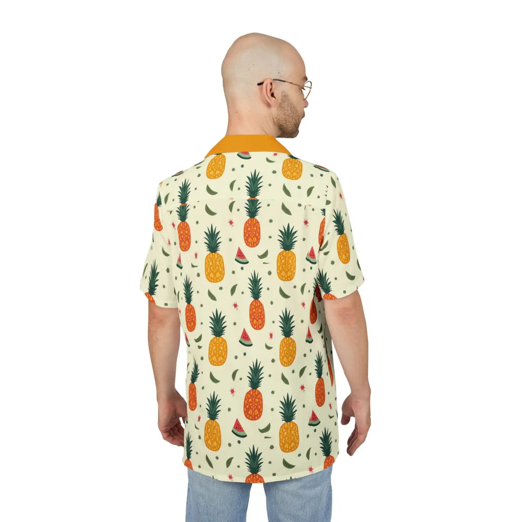 Tropical Pineapple Shirt - Hawaiian Party Beach Style - DipaliZ
