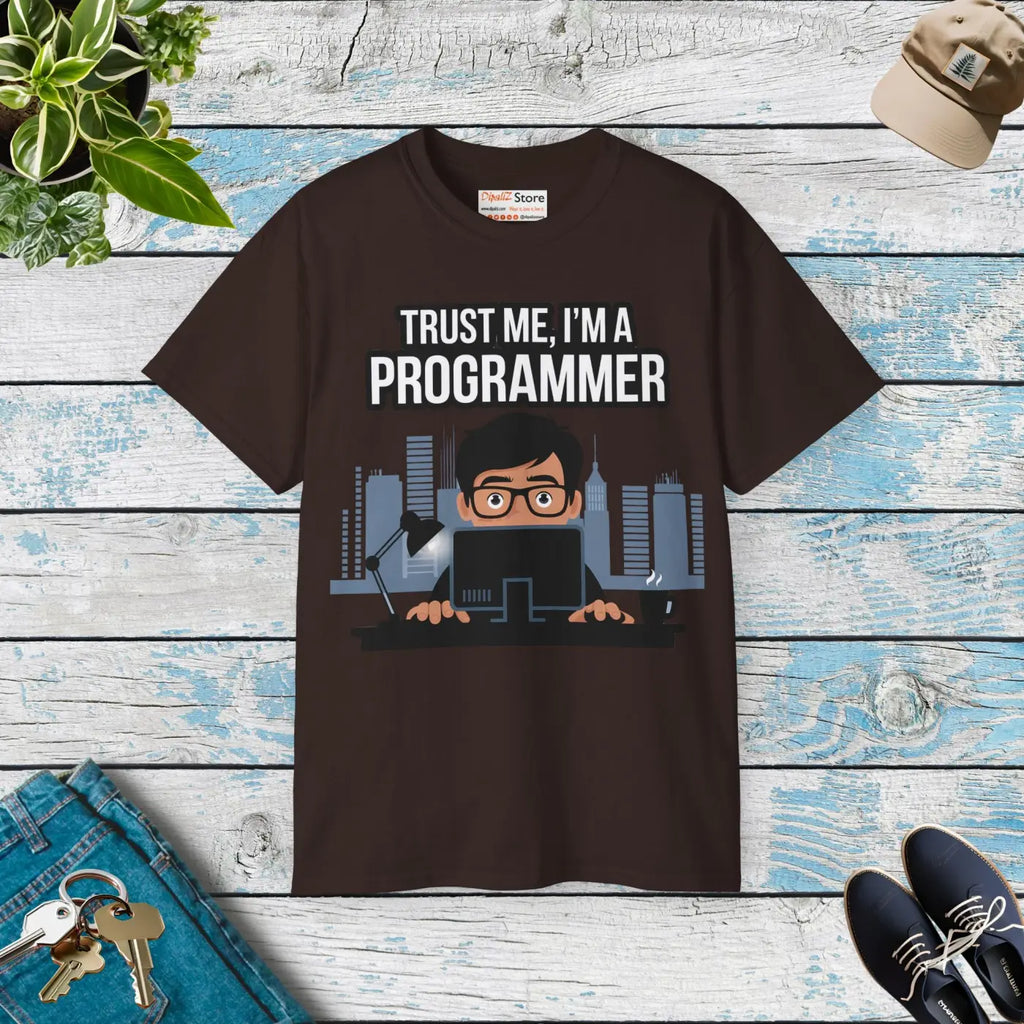 Programmer Ultra Cotton Tee - Tech Wizard Comfort - DipaliZ