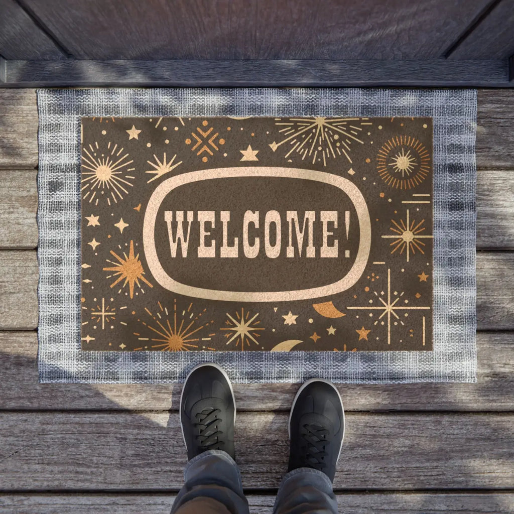 Celestial Doormat - Tufted Coir Coconut Fiber - DipaliZ