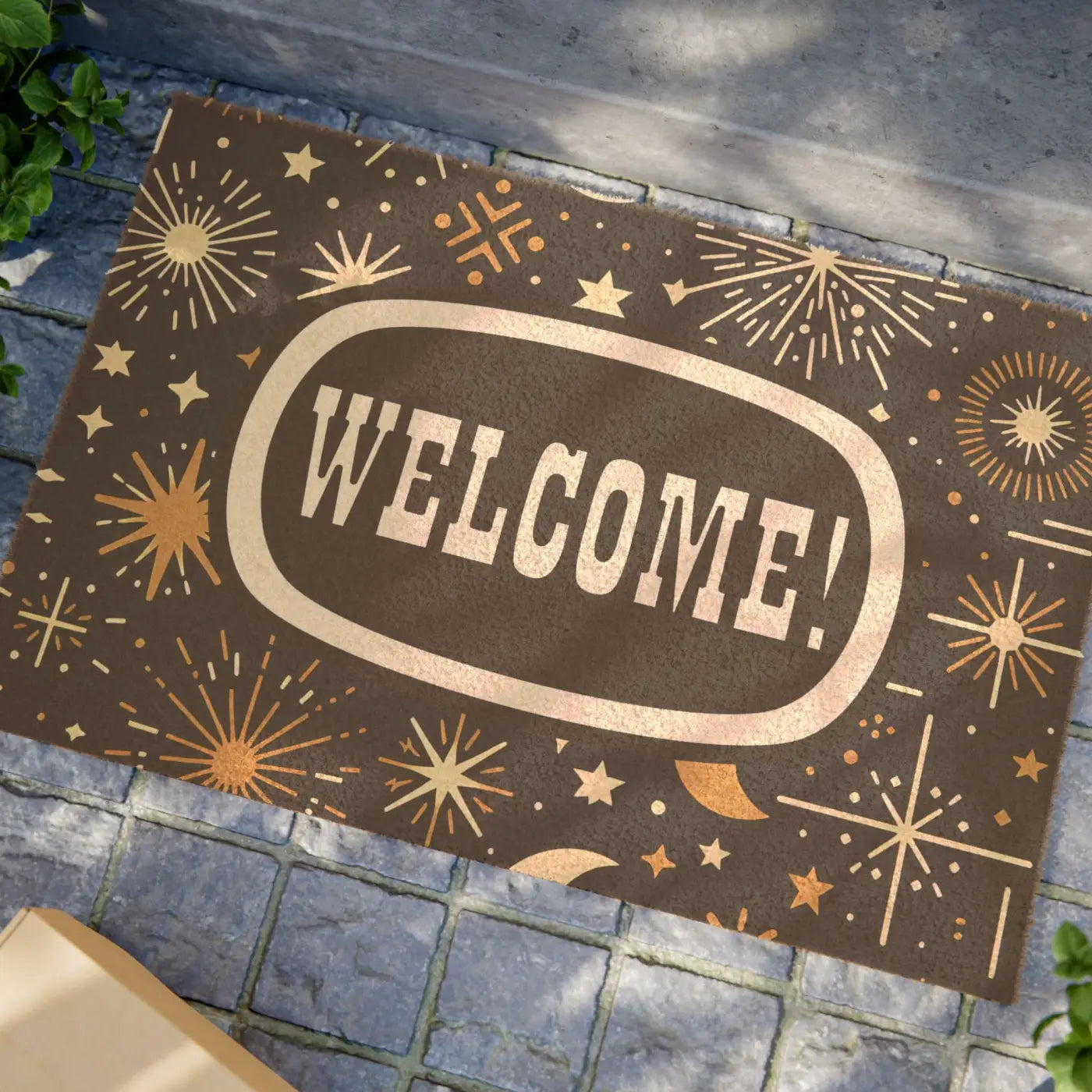 Celestial Doormat - Tufted Coir Coconut Fiber - DipaliZ