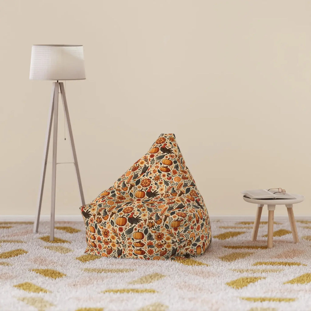 Thanksgiving Bean Bag Cover - Durable Material Comfort - DipaliZ