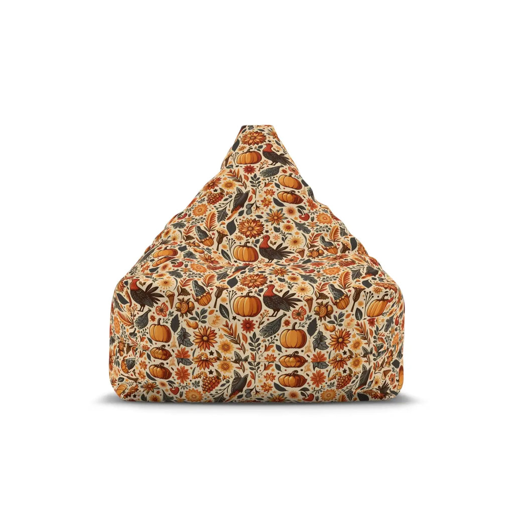 Thanksgiving Bean Bag Cover - Durable Material Comfort - DipaliZ