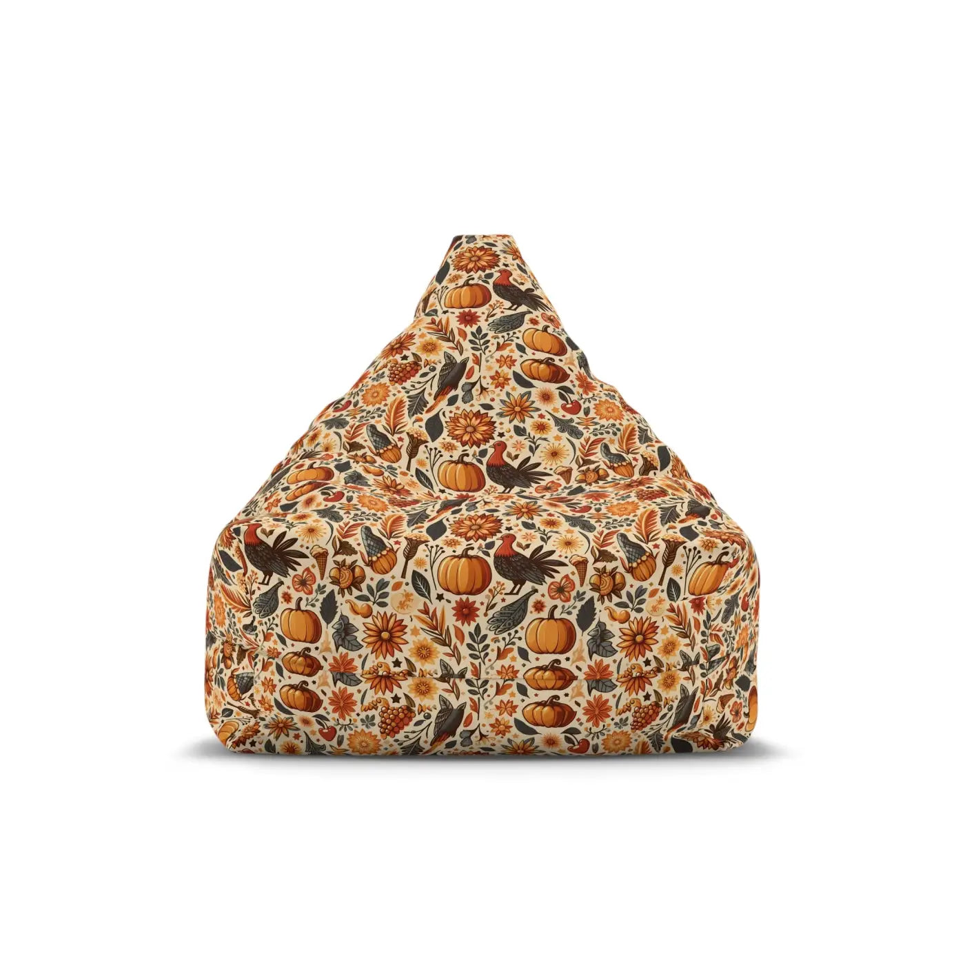 Thanksgiving Bean Bag Cover - Durable Material Comfort - DipaliZ