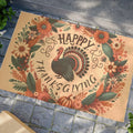 Turkey Thanksgiving Doormat - Tufted Coir Coconut Fiber - DipaliZ