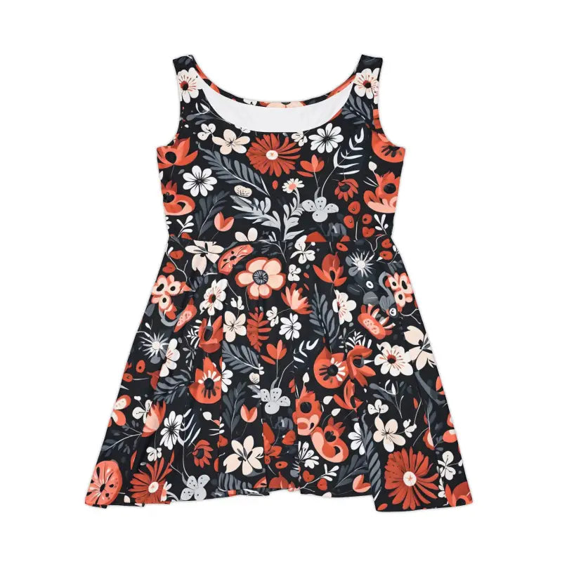 Flair Skater Dress - Cozy Elegant Style - DipaliZ