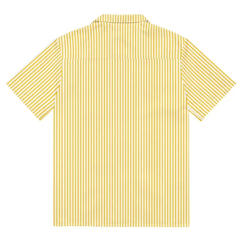 Yellow Stripes Button Shirt - Trendy Summer Style - DipaliZ