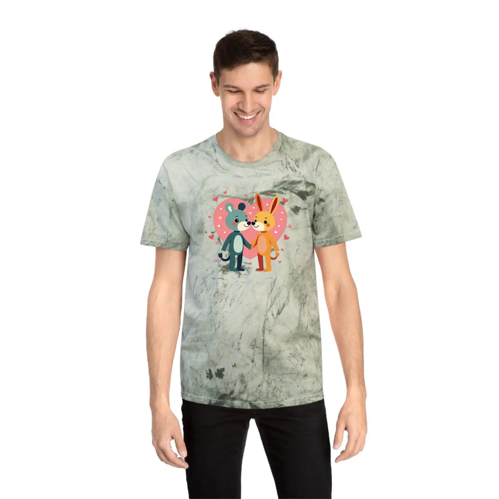 Vibrant Color Blast T-Shirt - Valentine's Day Icon - DipaliZ