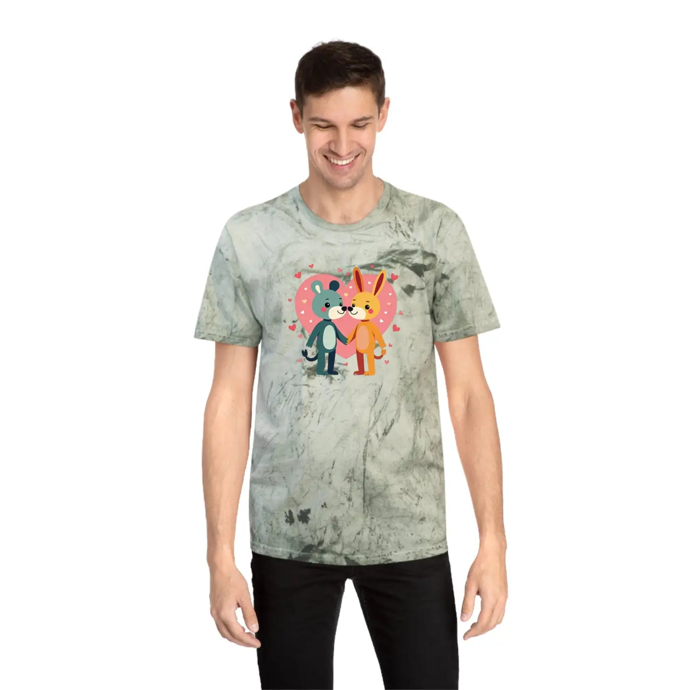 Vibrant Color Blast T-Shirt - Valentine's Day Icon - DipaliZ