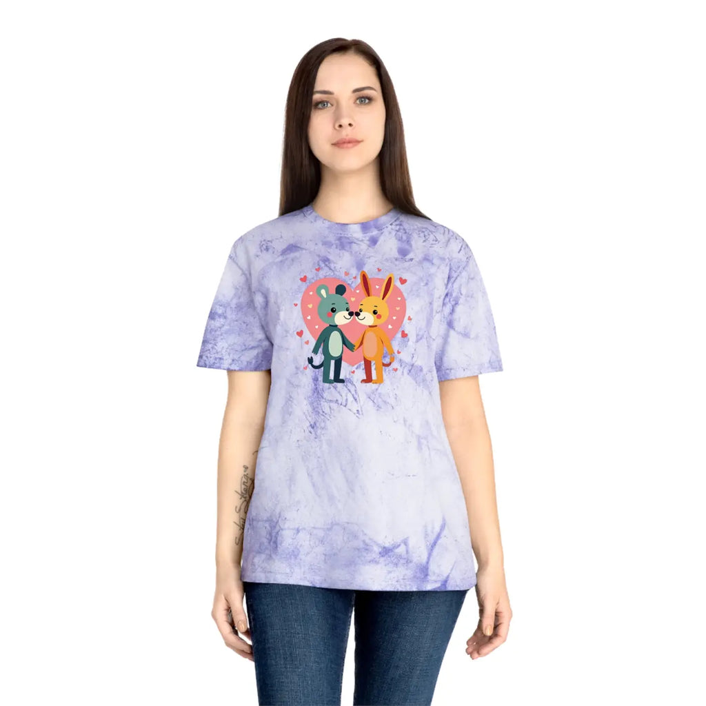 Vibrant Color Blast T-Shirt - Valentine's Day Icon - DipaliZ
