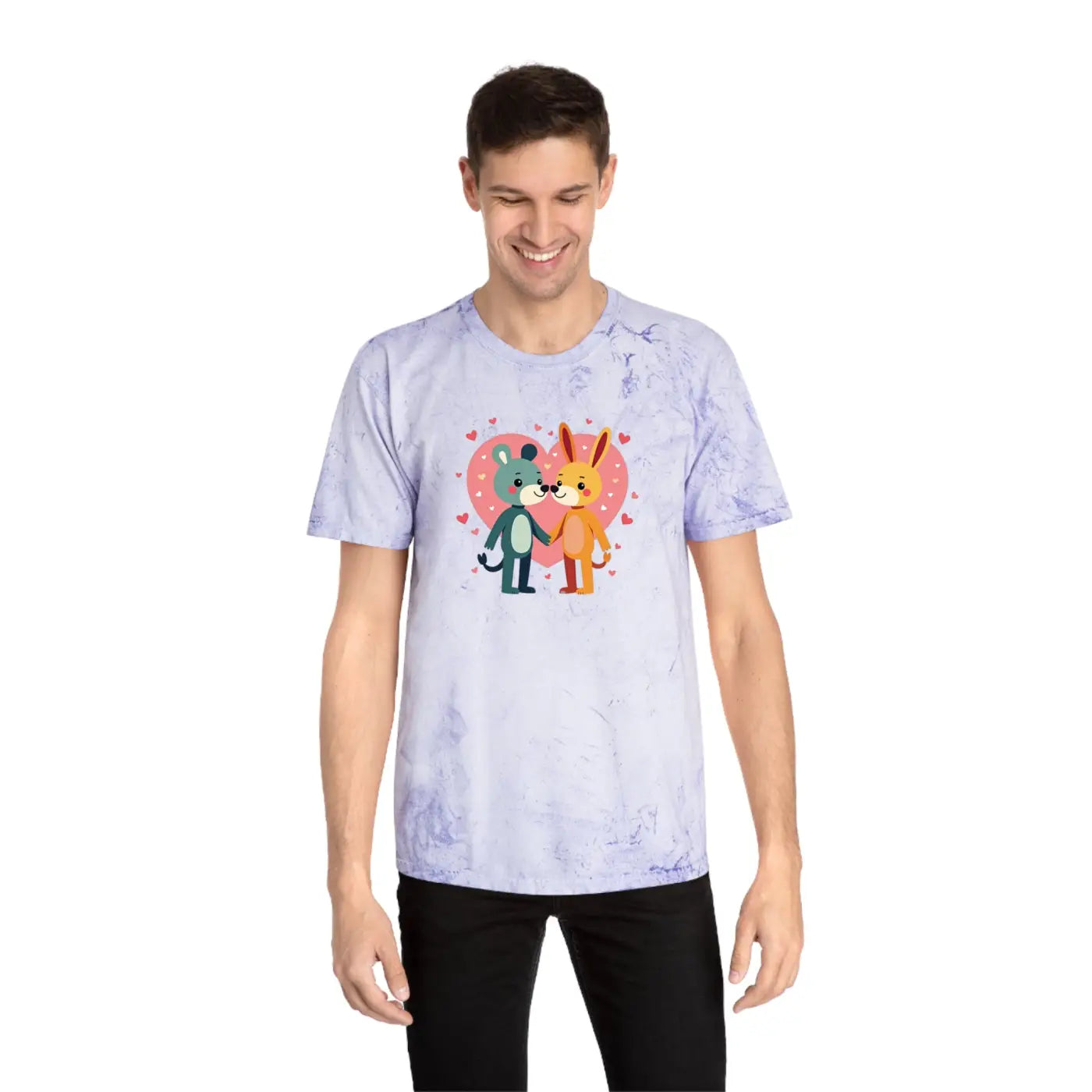Vibrant Color Blast T-Shirt - Valentine's Day Icon - DipaliZ