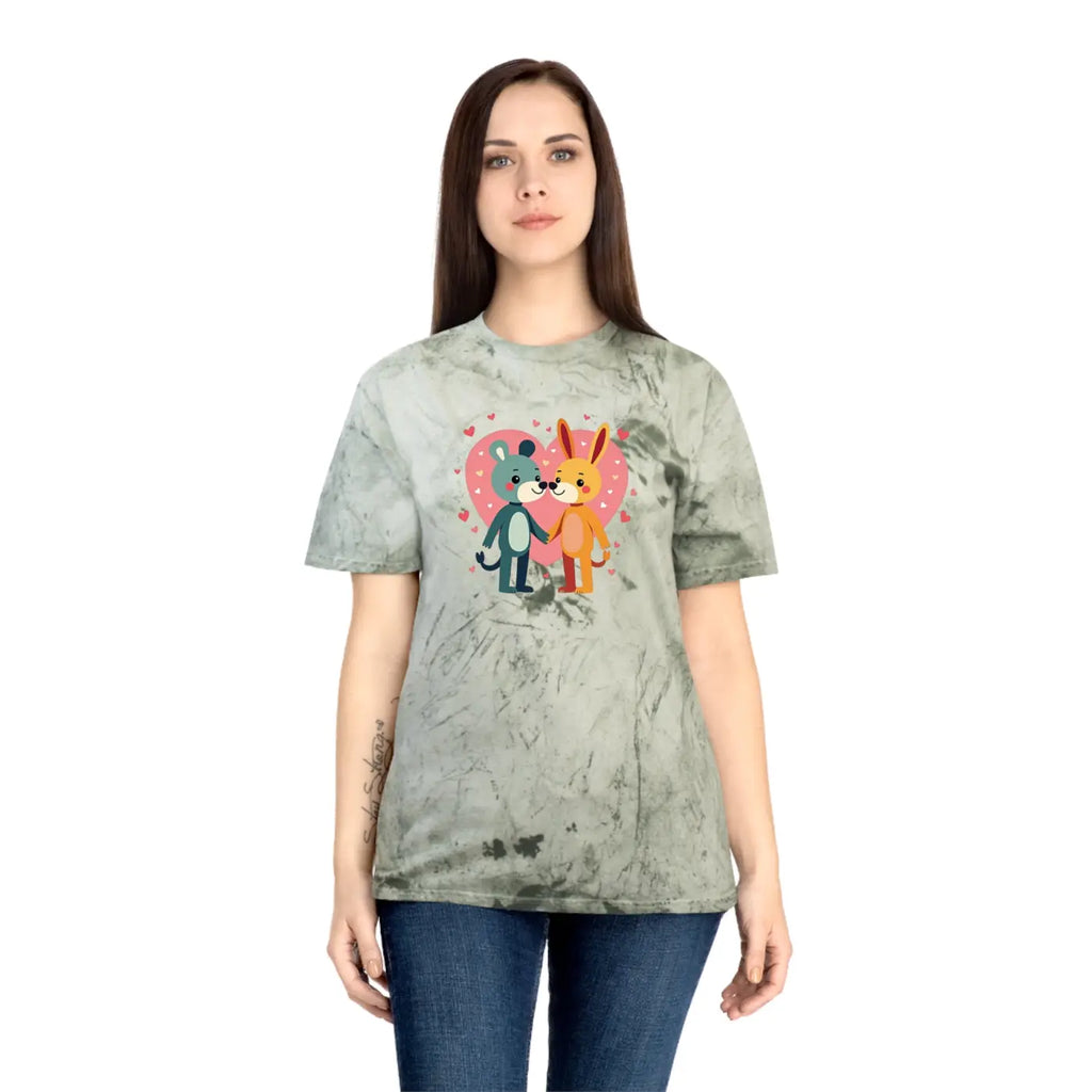 Vibrant Color Blast T-Shirt - Valentine's Day Icon - DipaliZ