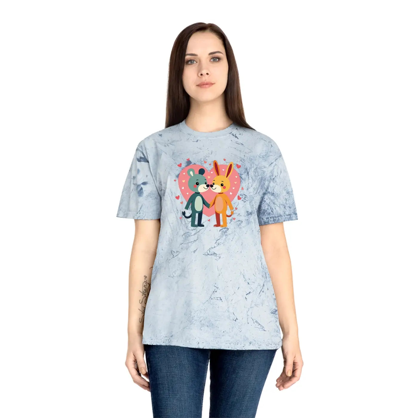 Vibrant Color Blast T-Shirt - Valentine's Day Icon - DipaliZ