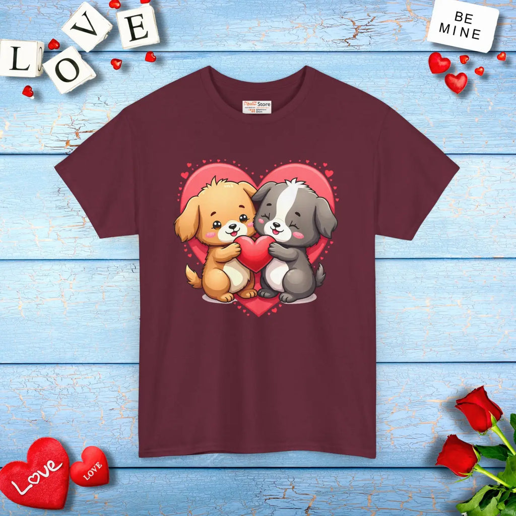 Premium Unisex Heavy Cotton Tee - Dog Lovers Design - DipaliZ
