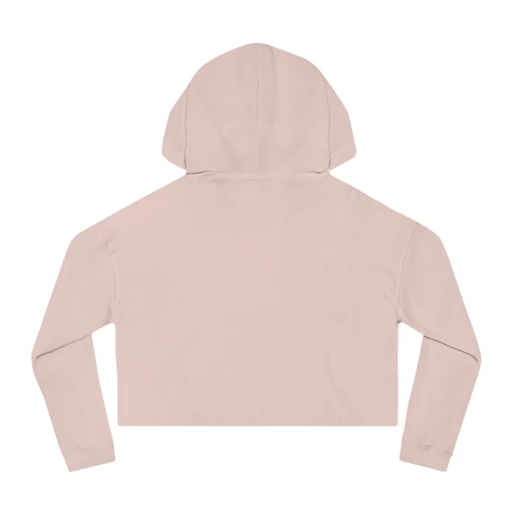 Trendy Two Dogs Cropped Hooded Sweatshirt - Ultra Soft - DipaliZ