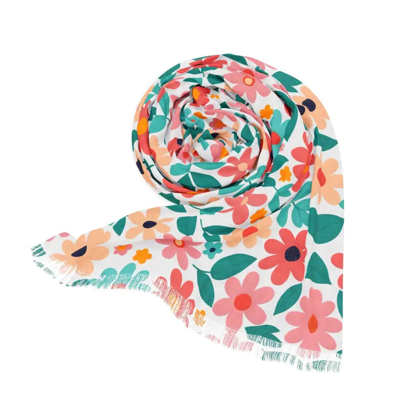 Chic Floral Print Scarf - Ultimate Style Accessory - DipaliZ