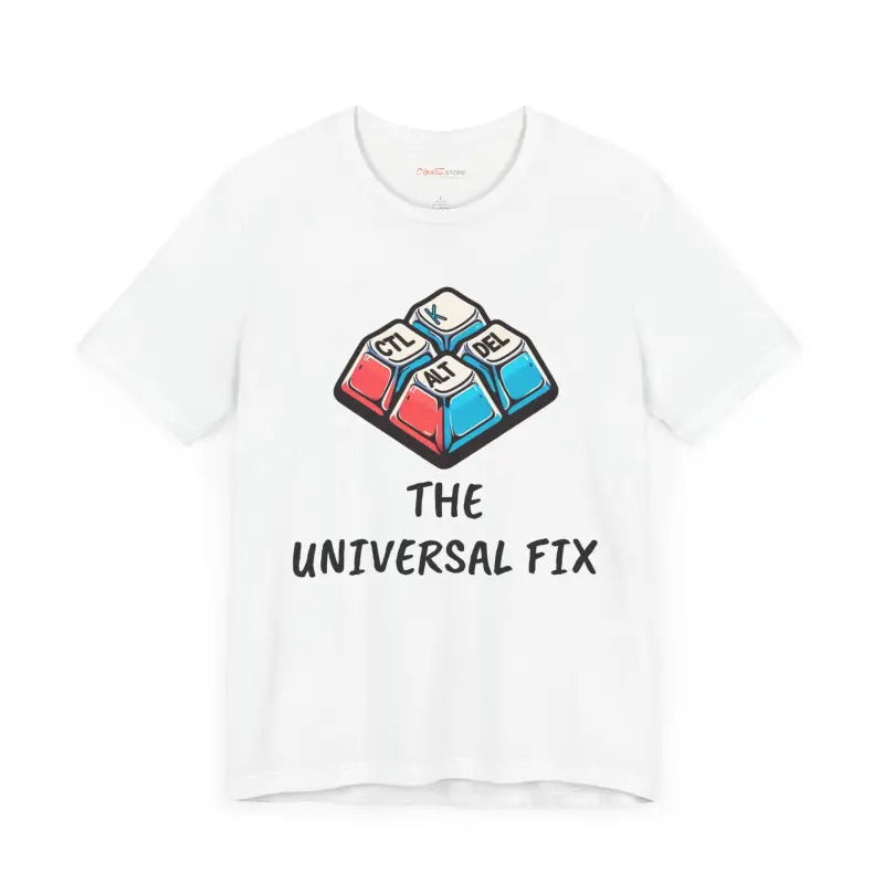 Programmer T-Shirt - Control Alt Delete Short Sleeve Tee - DipaliZ