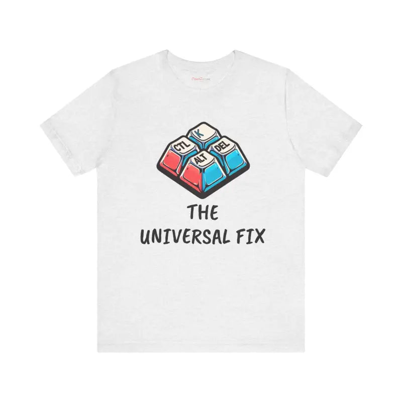 Programmer T-Shirt - Control Alt Delete Short Sleeve Tee - DipaliZ