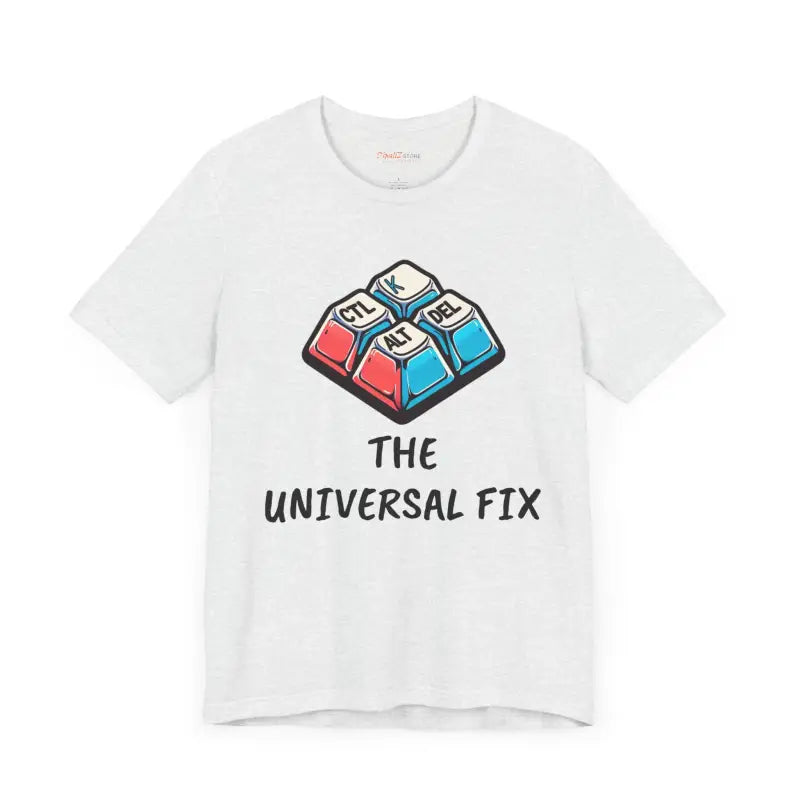 Programmer T-Shirt - Control Alt Delete Short Sleeve Tee - DipaliZ
