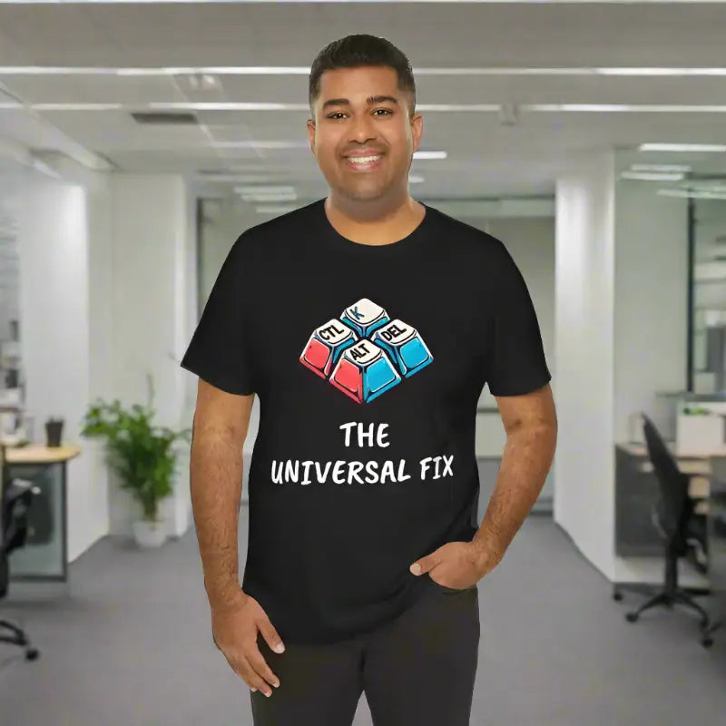 Programmer T-Shirt - Control Alt Delete Short Sleeve Tee - DipaliZ