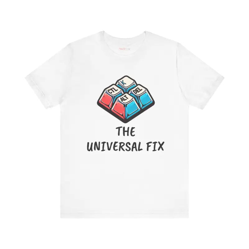 Programmer T-Shirt - Control Alt Delete Short Sleeve Tee - DipaliZ