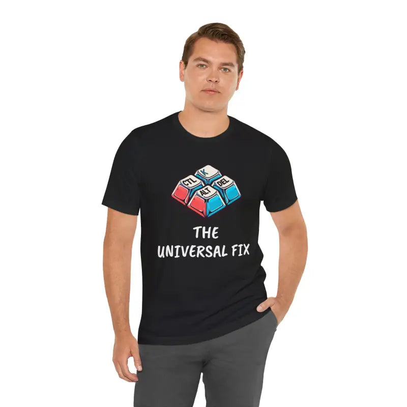 Programmer T-Shirt - Control Alt Delete Short Sleeve Tee - DipaliZ