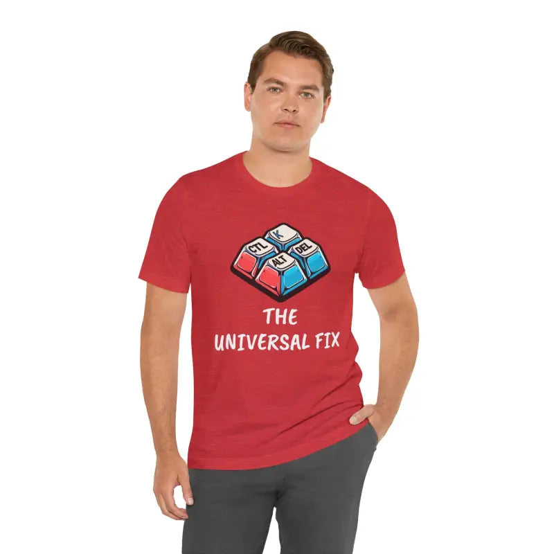 Programmer T-Shirt - Control Alt Delete Short Sleeve Tee - DipaliZ