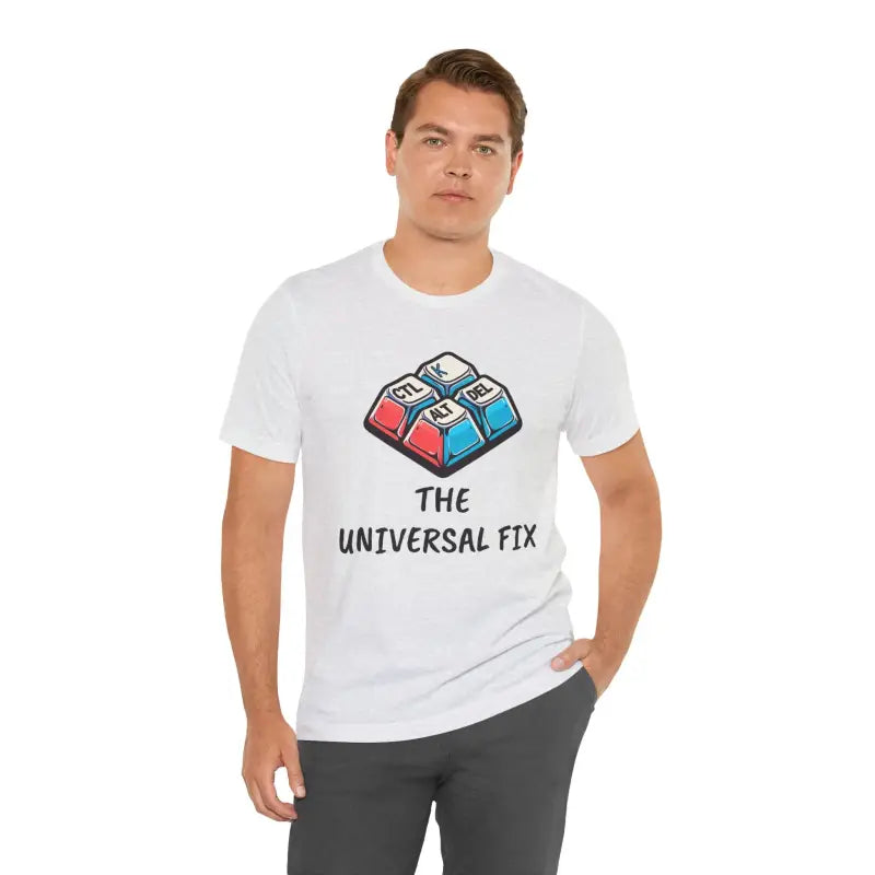 Programmer T-Shirt - Control Alt Delete Short Sleeve Tee - DipaliZ