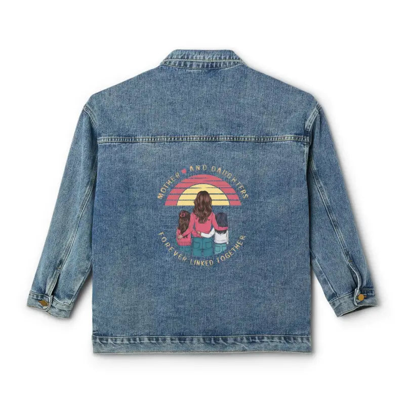Matching Denim Jacket Duo - Mother Daughter Forever Linked - DipaliZ